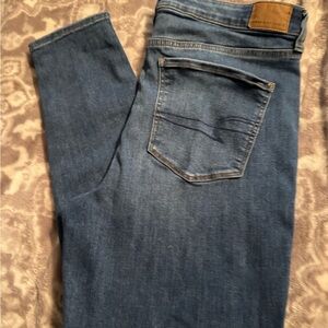American Eagle Outfitters Women's Blue Slim Jeans